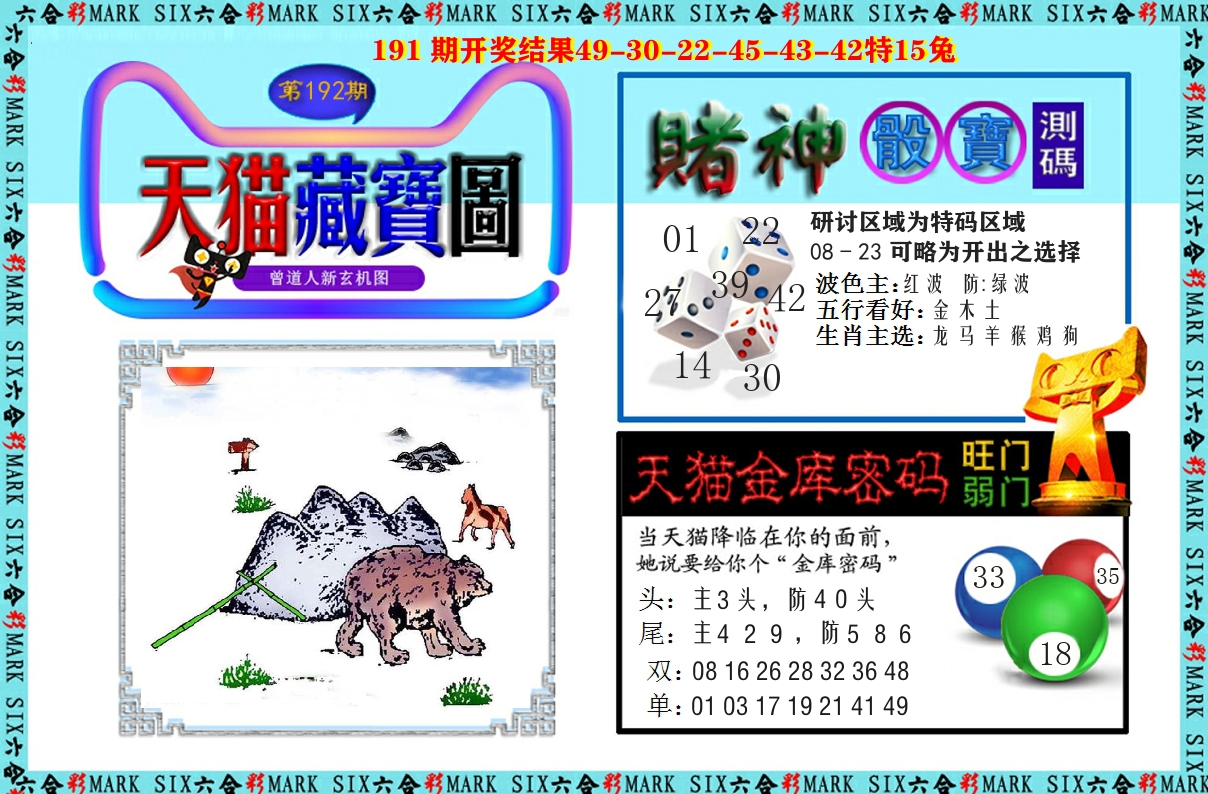 天猫藏宝图 第192期