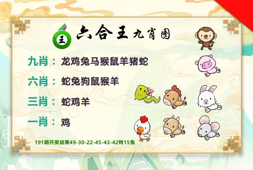 六合王九肖图 第192期