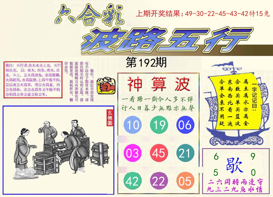 波路五行 第192期