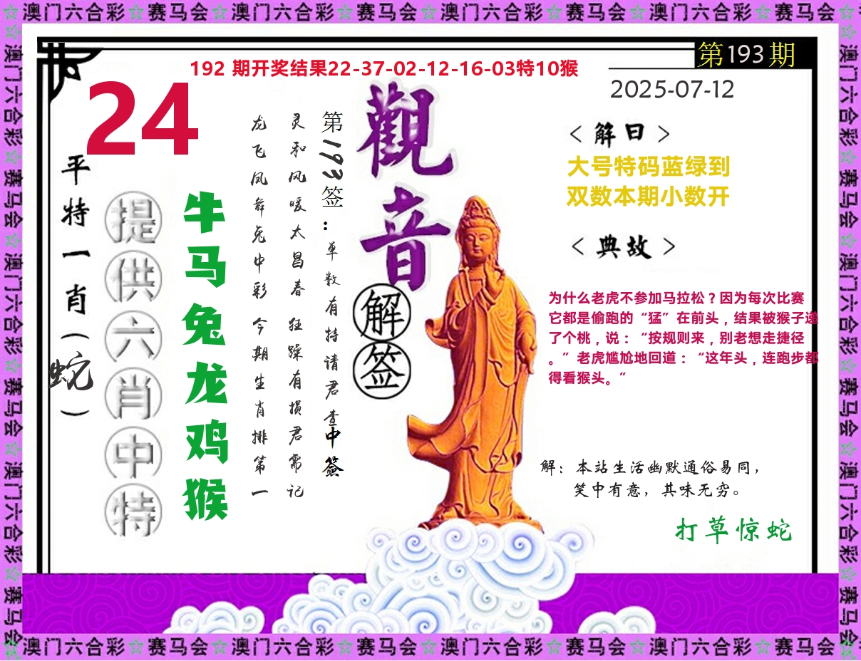 观音解签 第193期