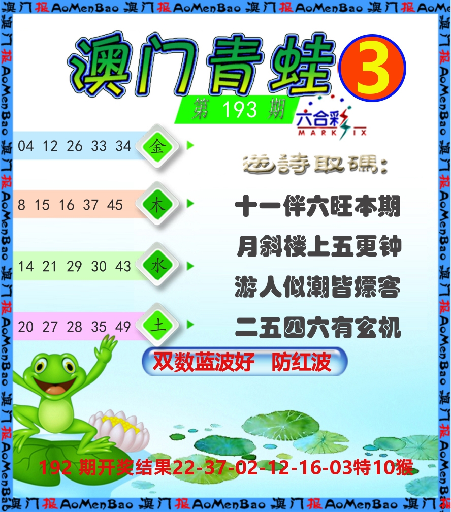 青蛙系列3 第193期