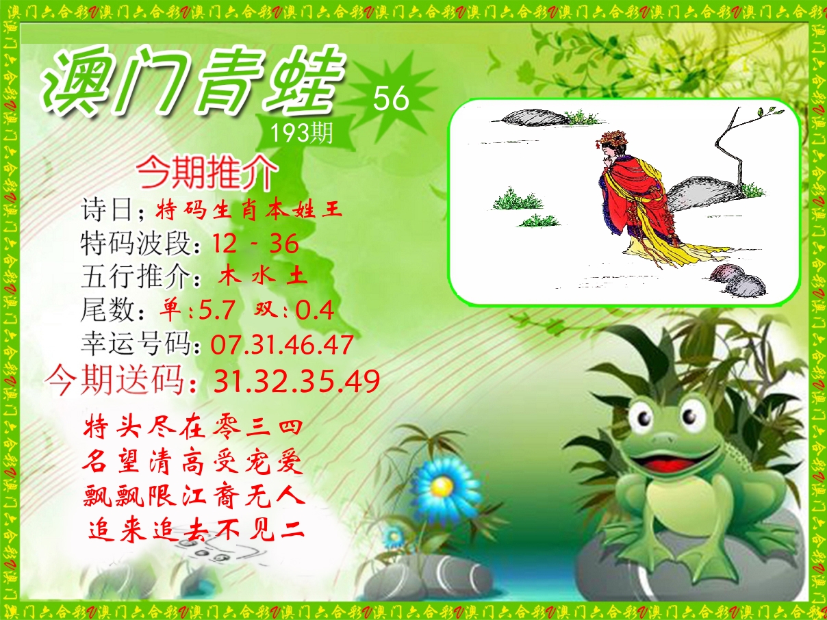 青蛙系列56 第193期