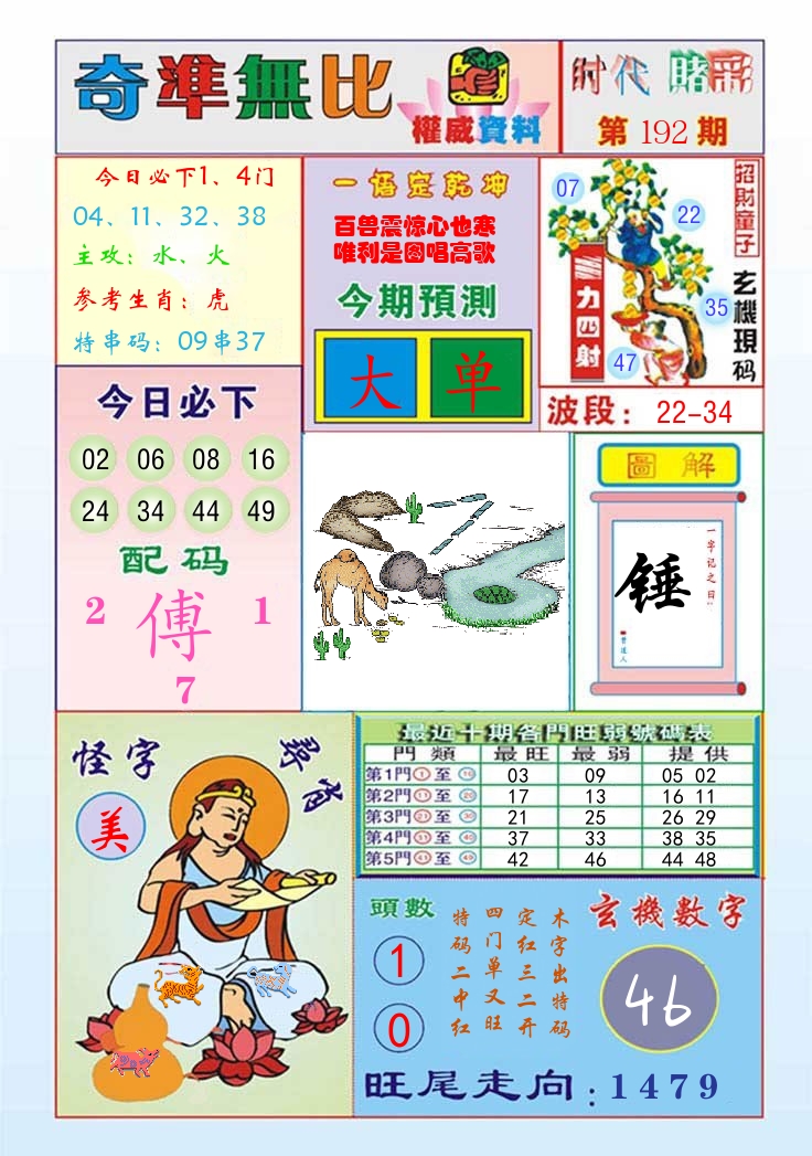 时代赌彩 第193期