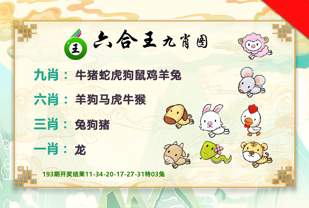 六合王九肖图 第194期
