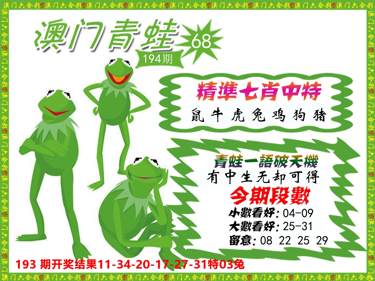 青蛙系列68 第194期