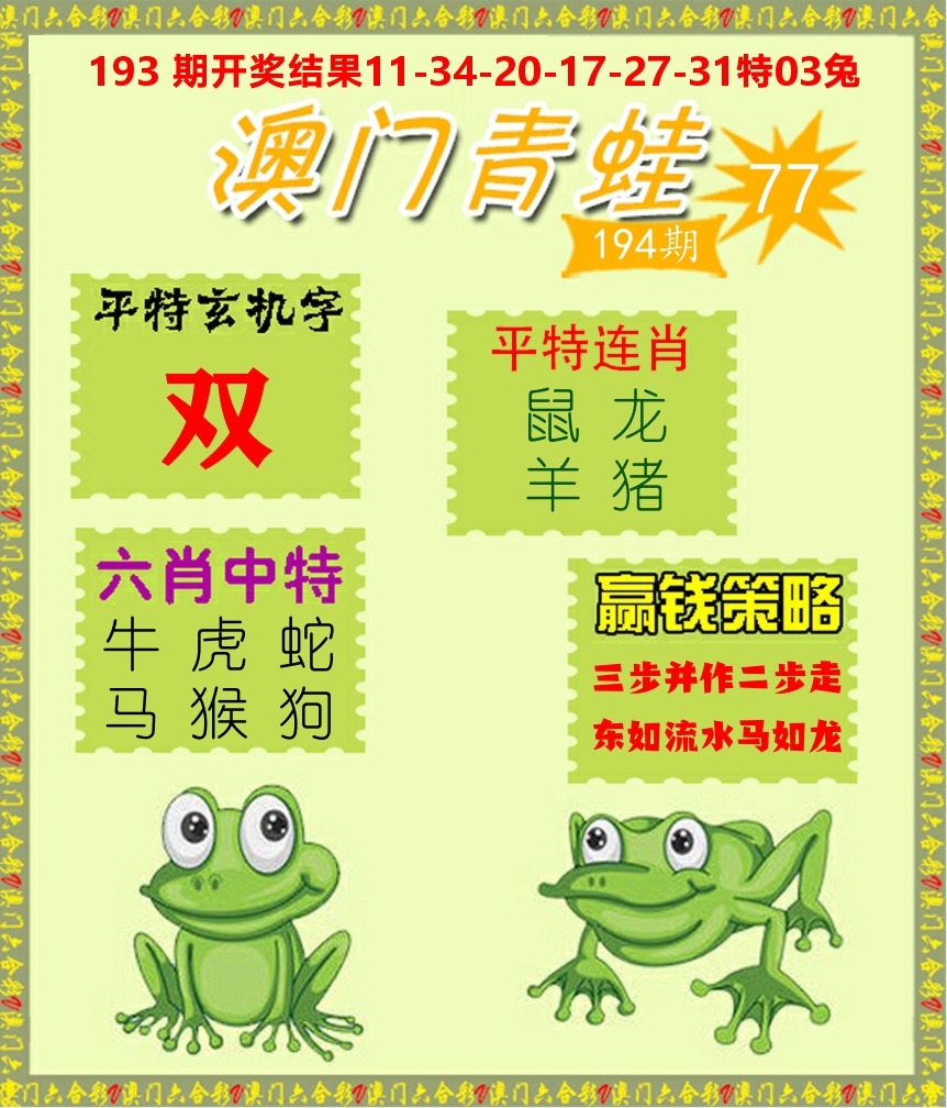 青蛙系列77 第194期