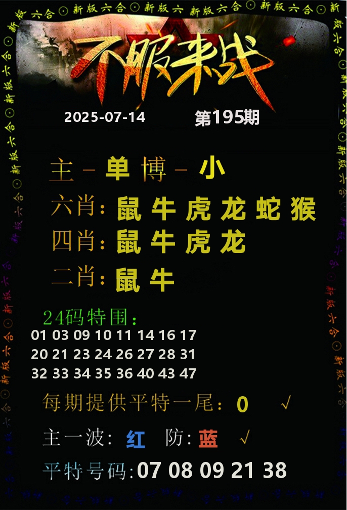 不服来战 第195期
