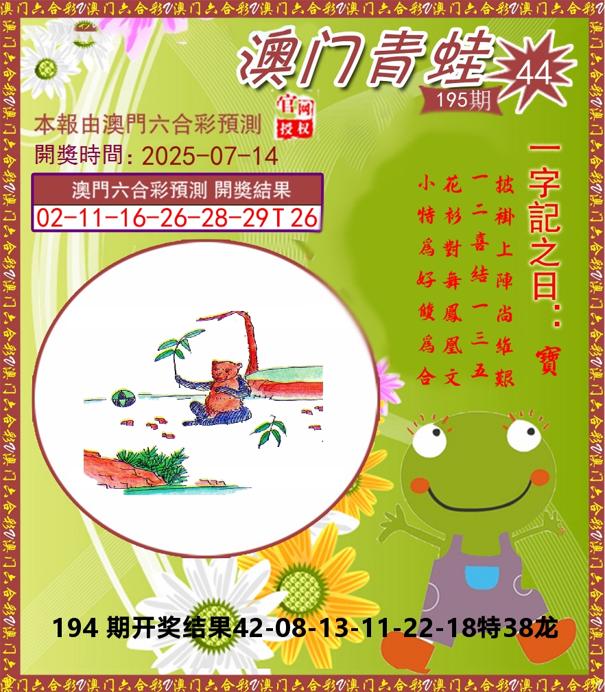 青蛙系列44 第195期