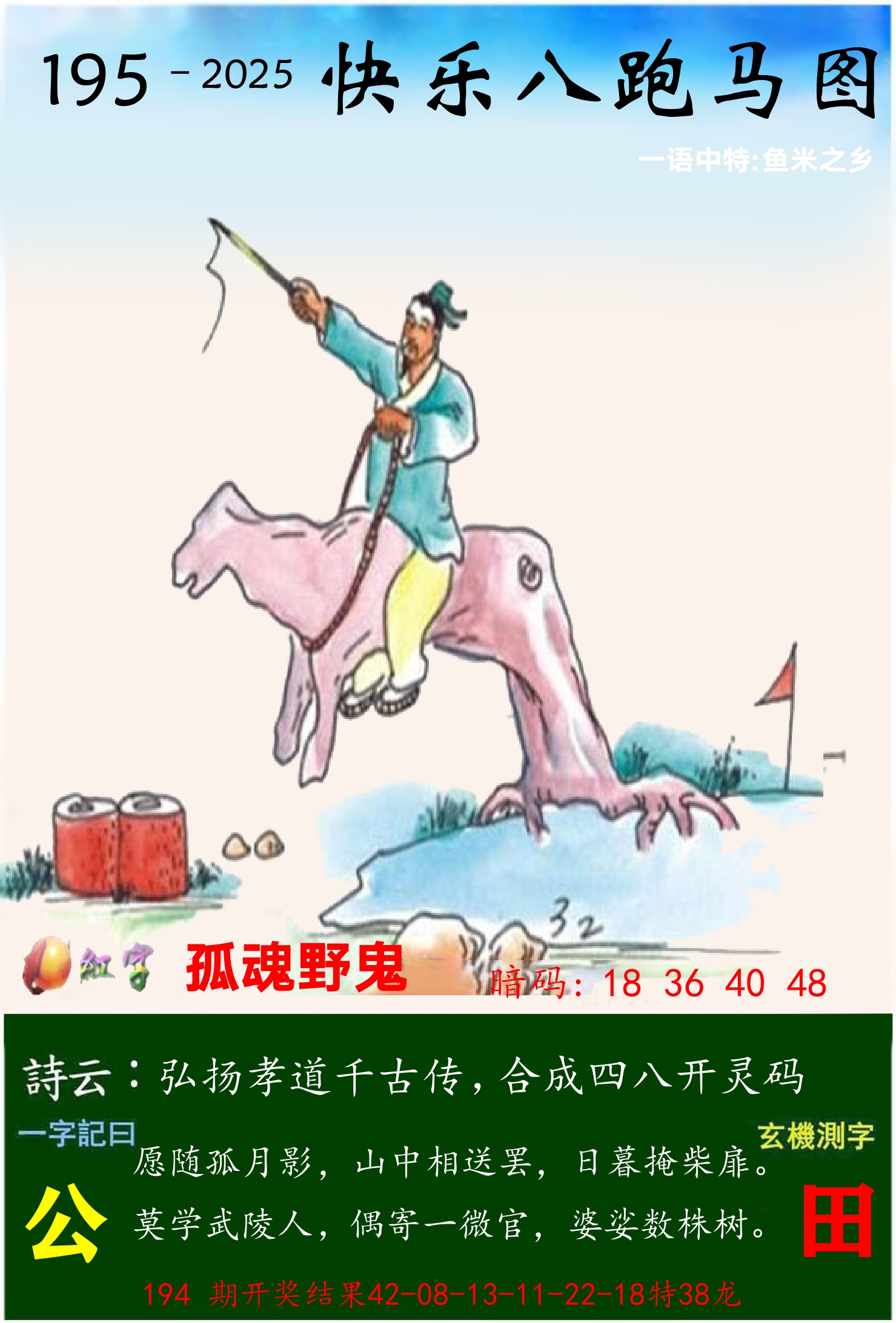 澳门跑马 第195期