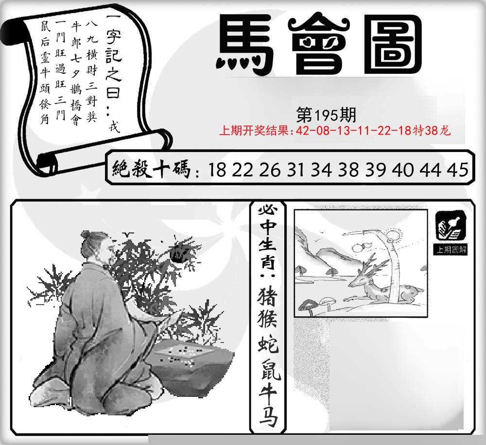 马会图 第195期