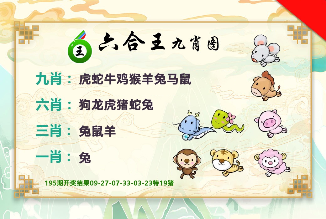 六合王九肖图 第196期