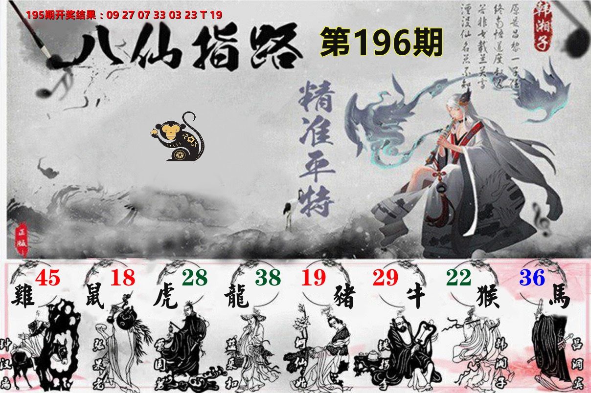 八仙指路 第196期