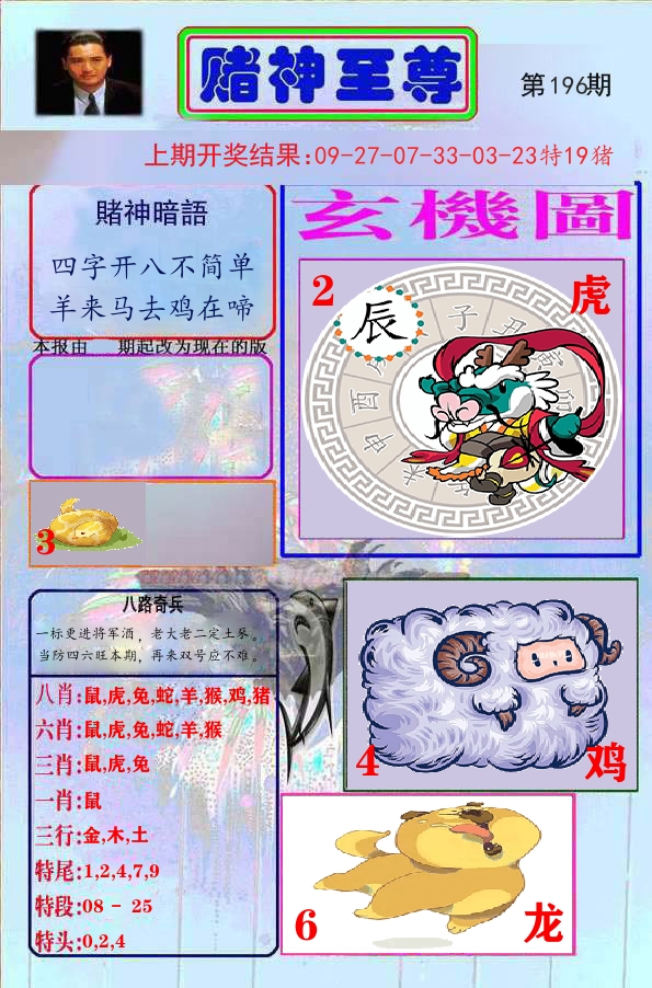 赌神至尊 第196期