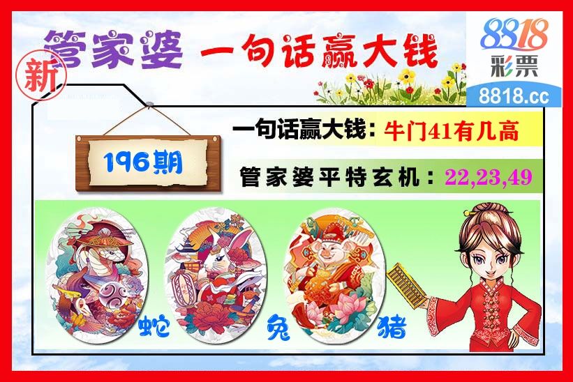 管家婆 第196期