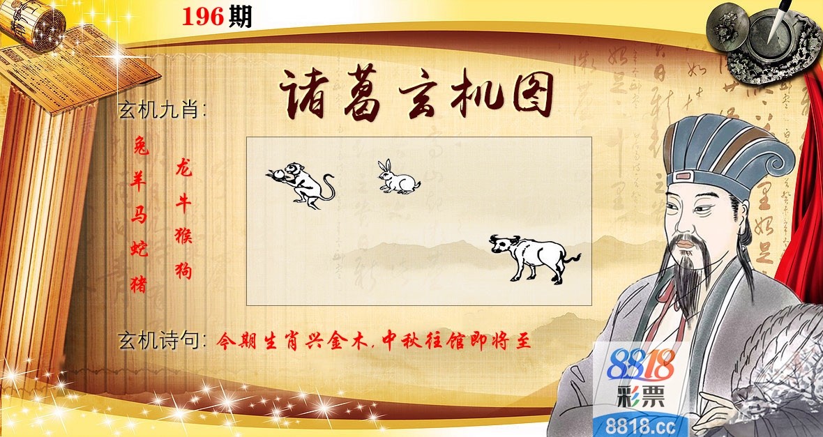 诸葛玄机图 第196期