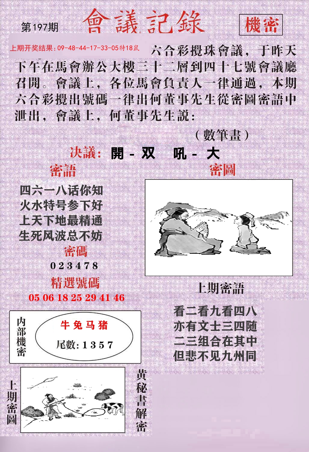 会议记录 第197期