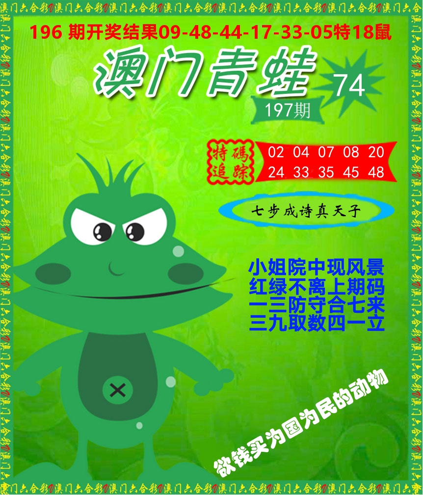青蛙系列74 第197期