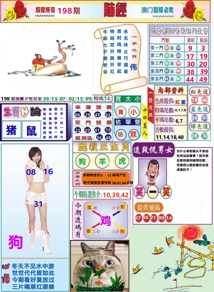 澳门赌经 第198期