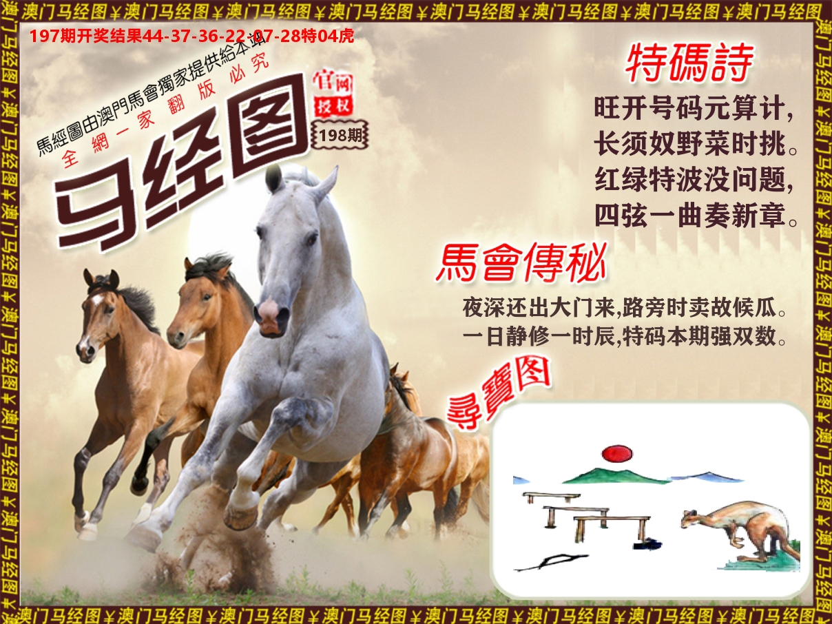 马经系列 第198期