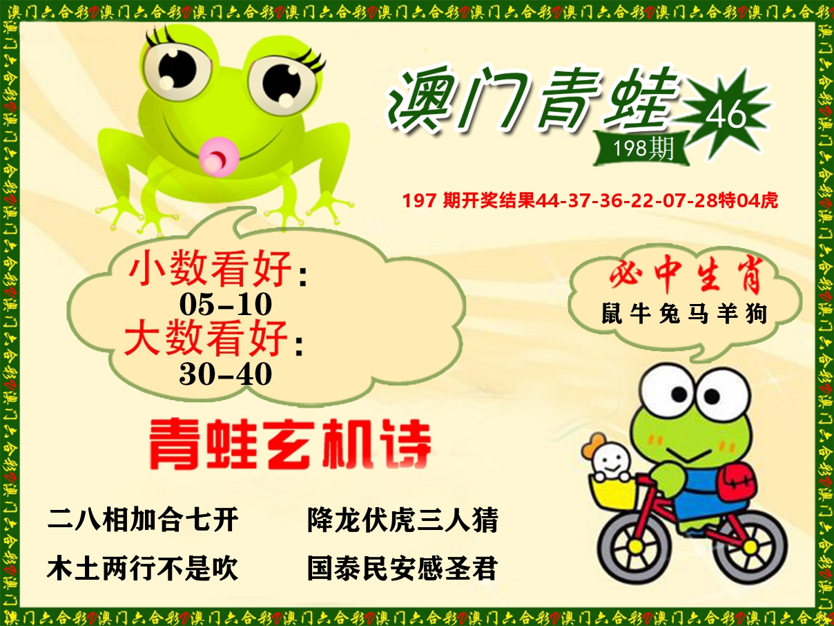 青蛙系列46 第198期