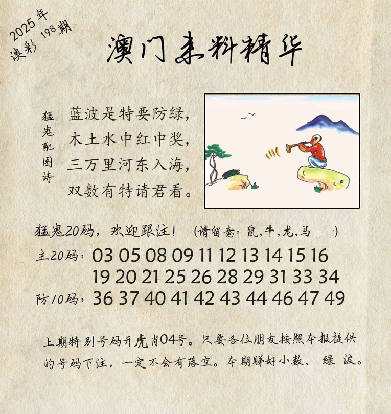 精华来料 第198期