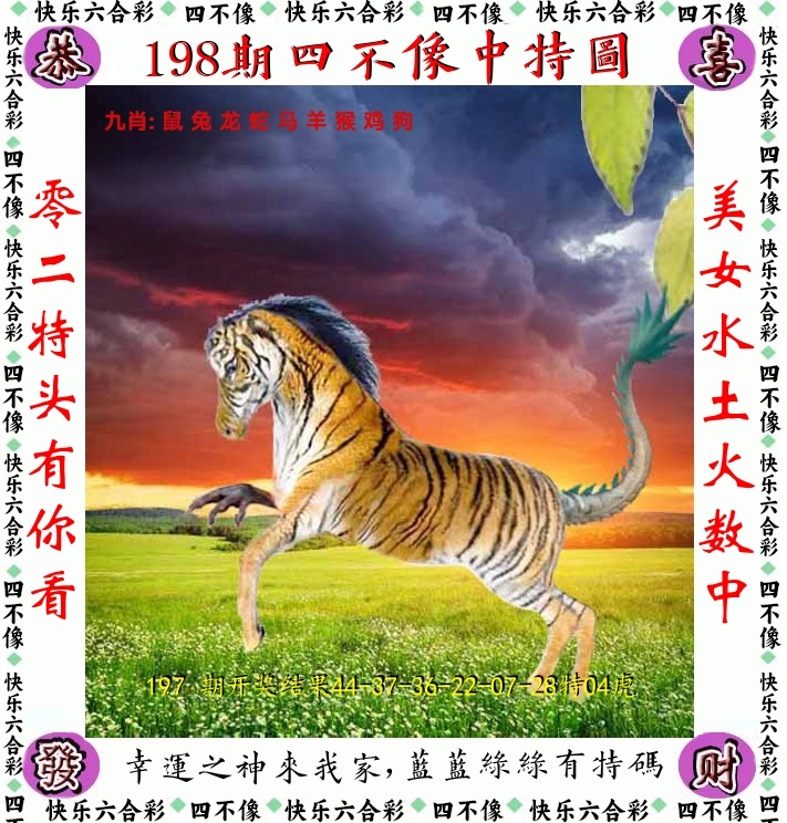四不像 第198期