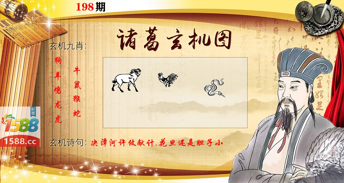 诸葛玄机图 第198期
