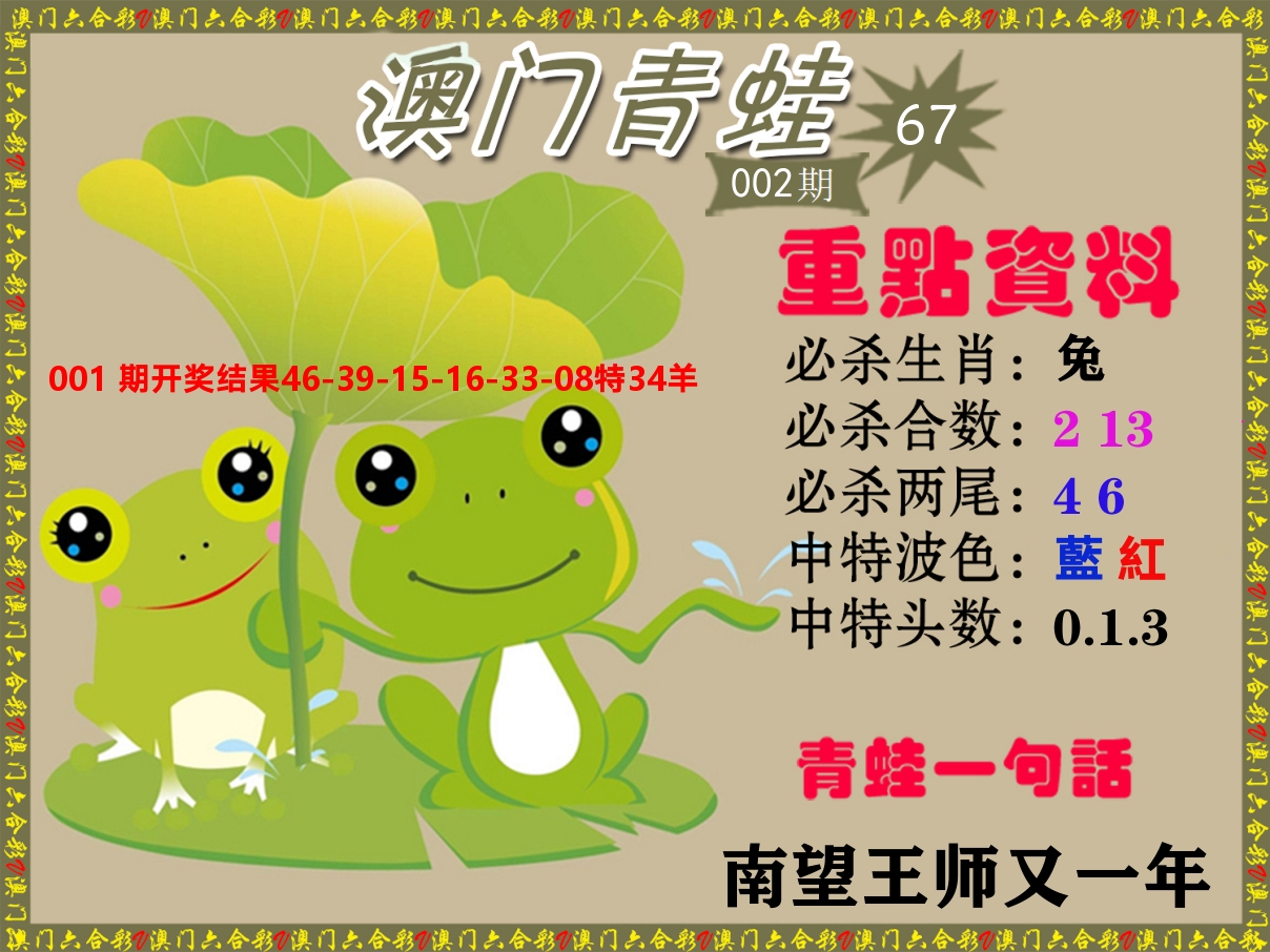 青蛙系列67 第2期