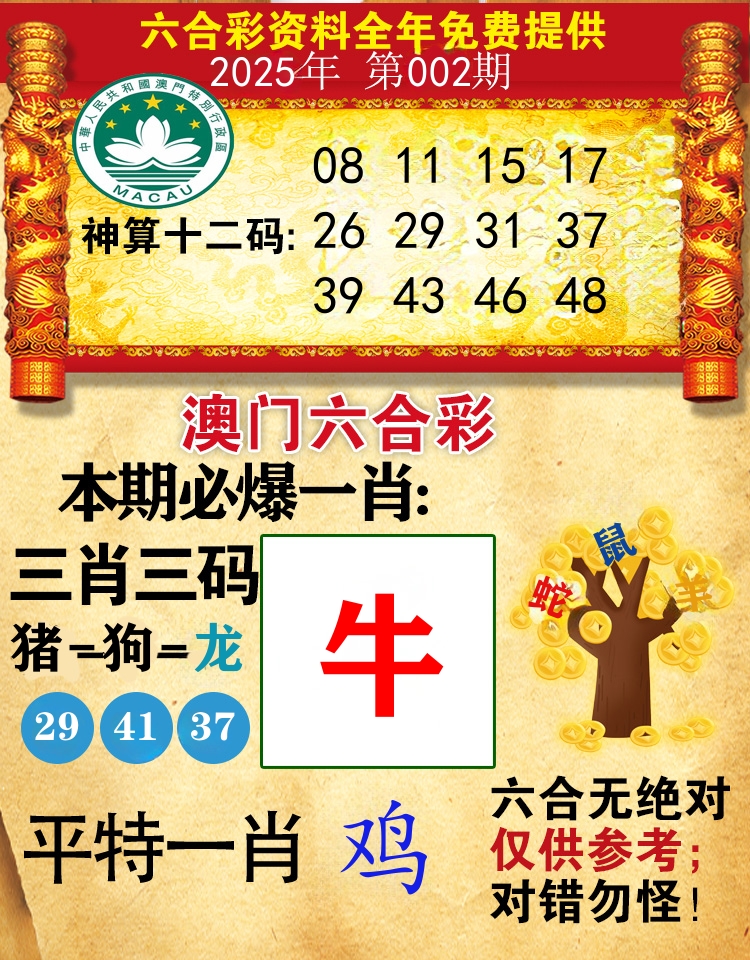 澳门必爆 第2期