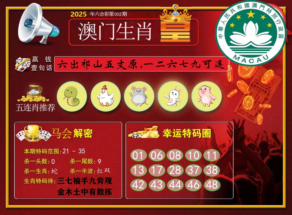 澳门生肖皇 第2期