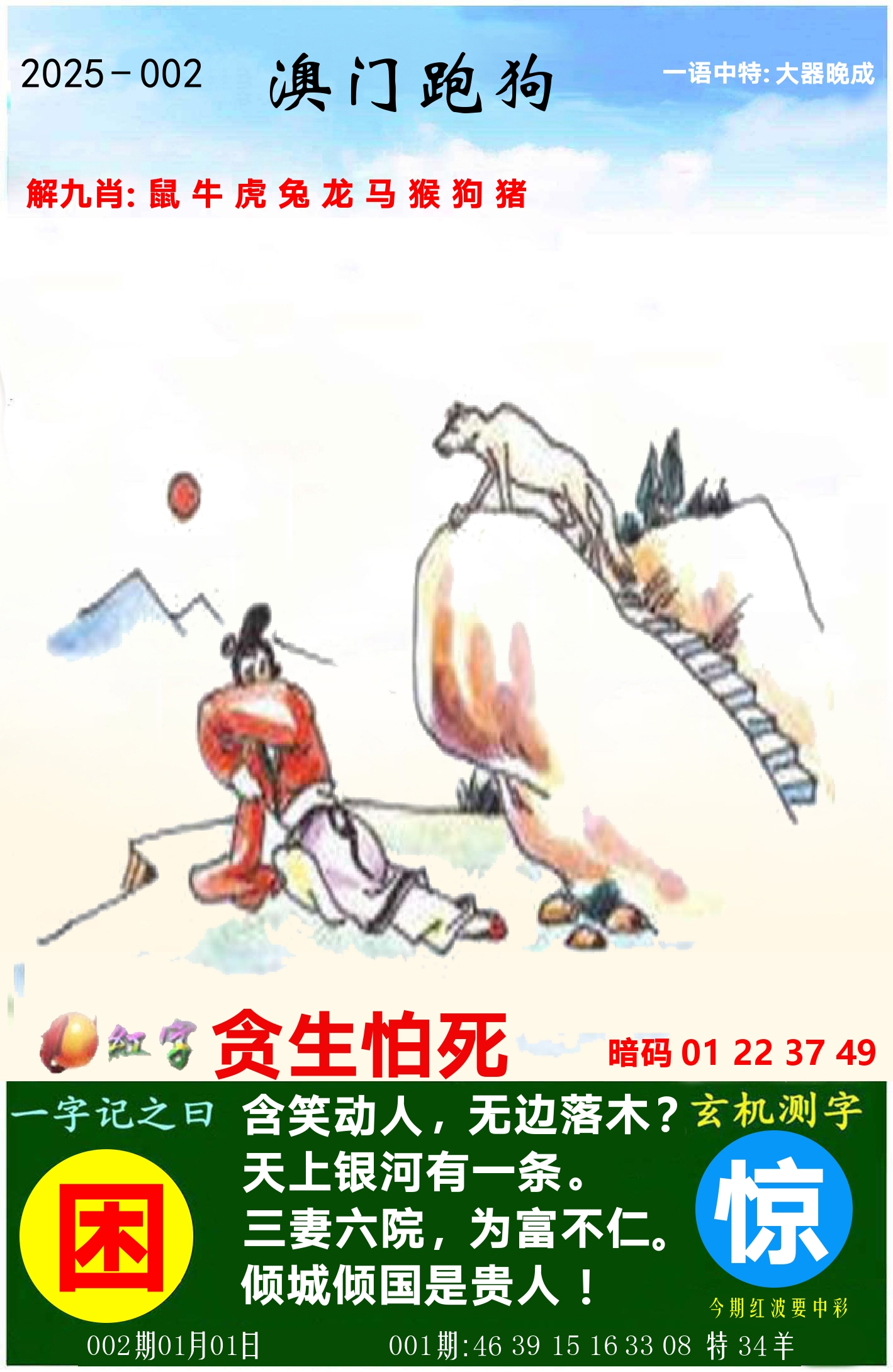 澳门跑狗图 第2期