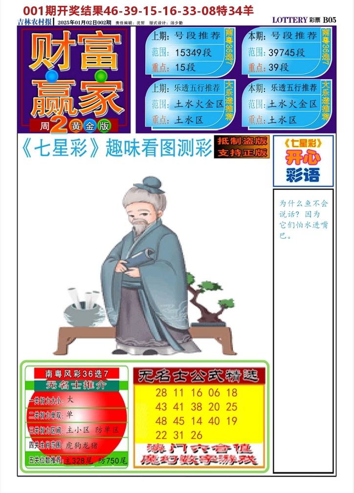 七星彩图A 第2期