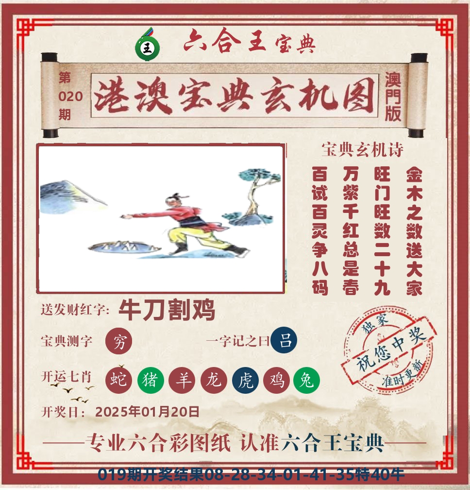 六合王宝典玄机 第20期