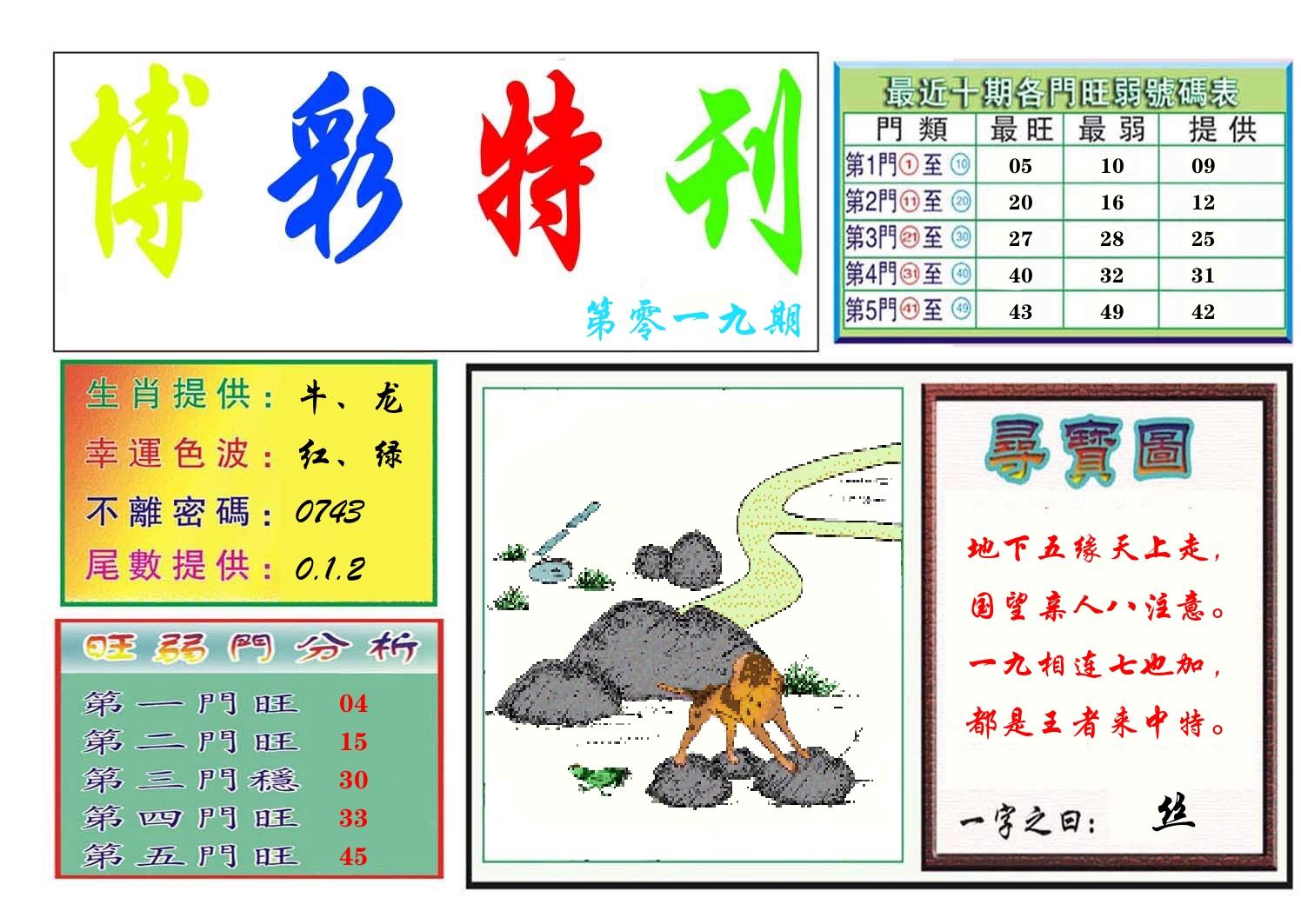 博彩特刊 第20期