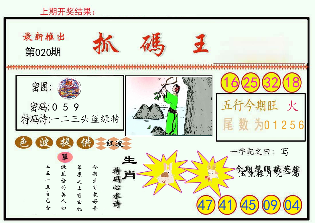 最新抓码王 第20期