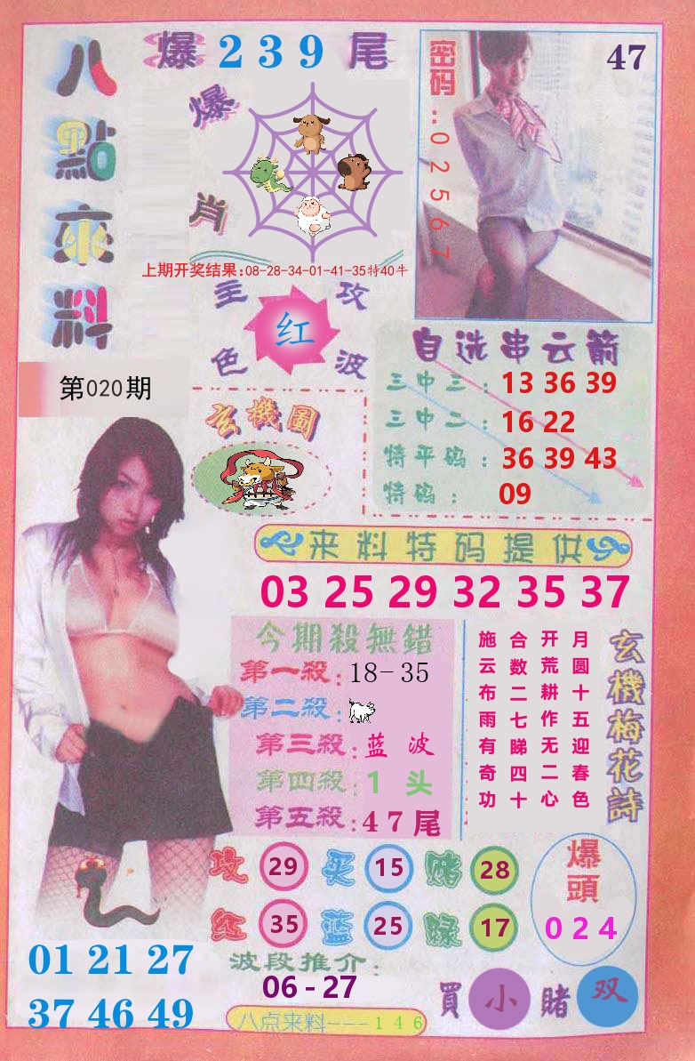 澳门八点来料 第20期