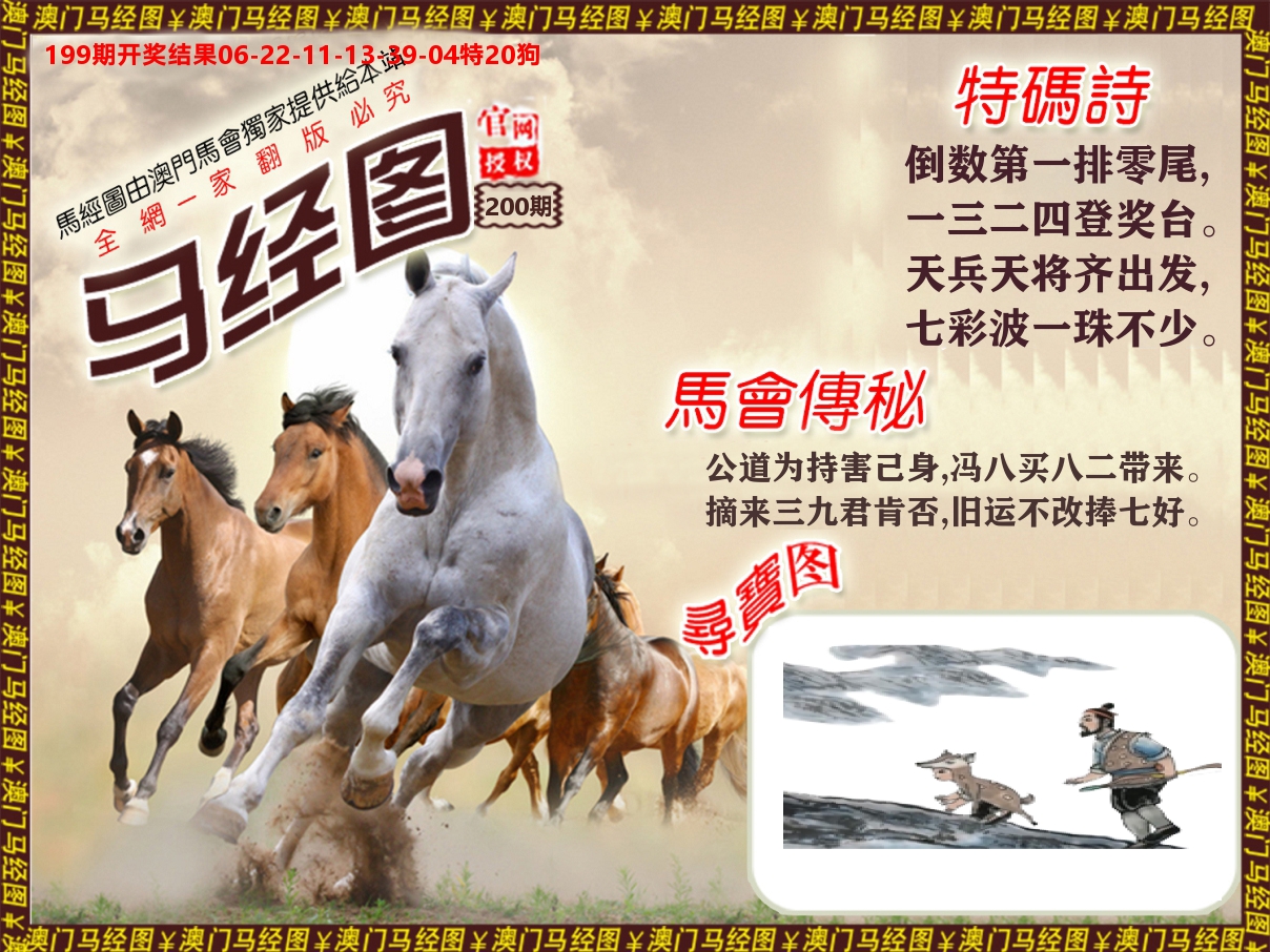 马经系列 第200期