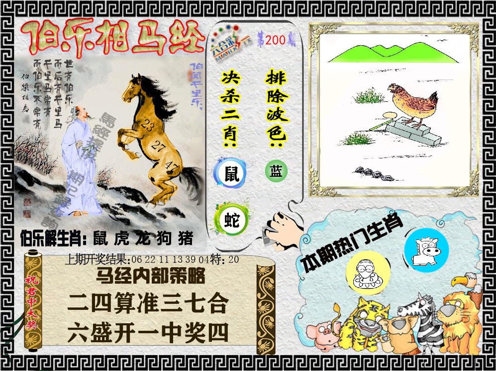 伯乐相马经 第200期