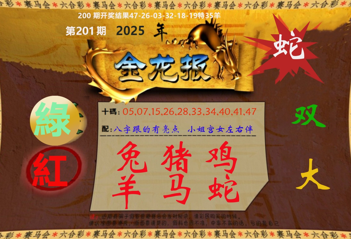 金龙报 第201期