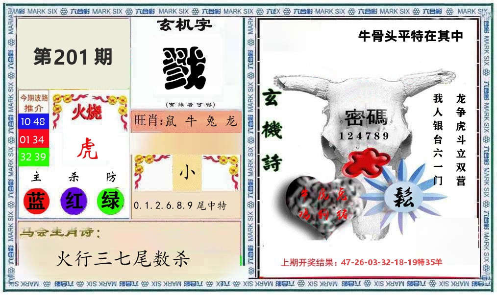 牛骨玄机 第201期
