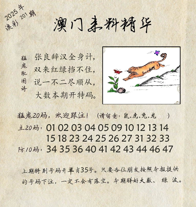 精华来料 第201期