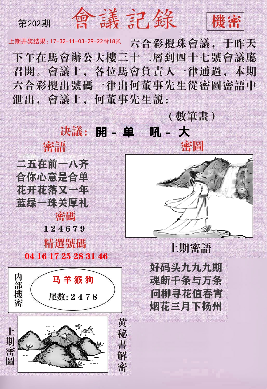 会议记录 第202期