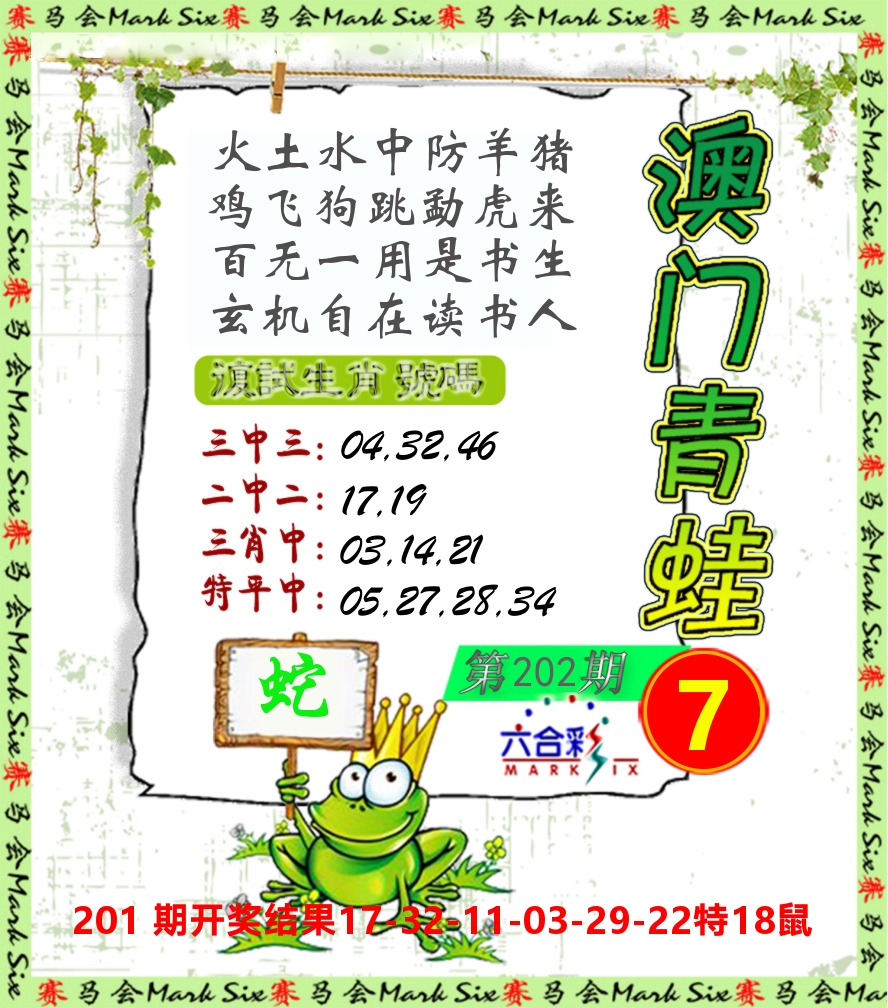 青蛙系列7 第202期