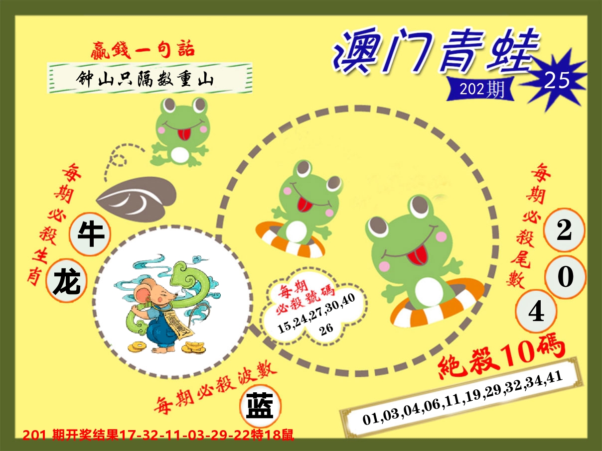 青蛙系列25 第202期