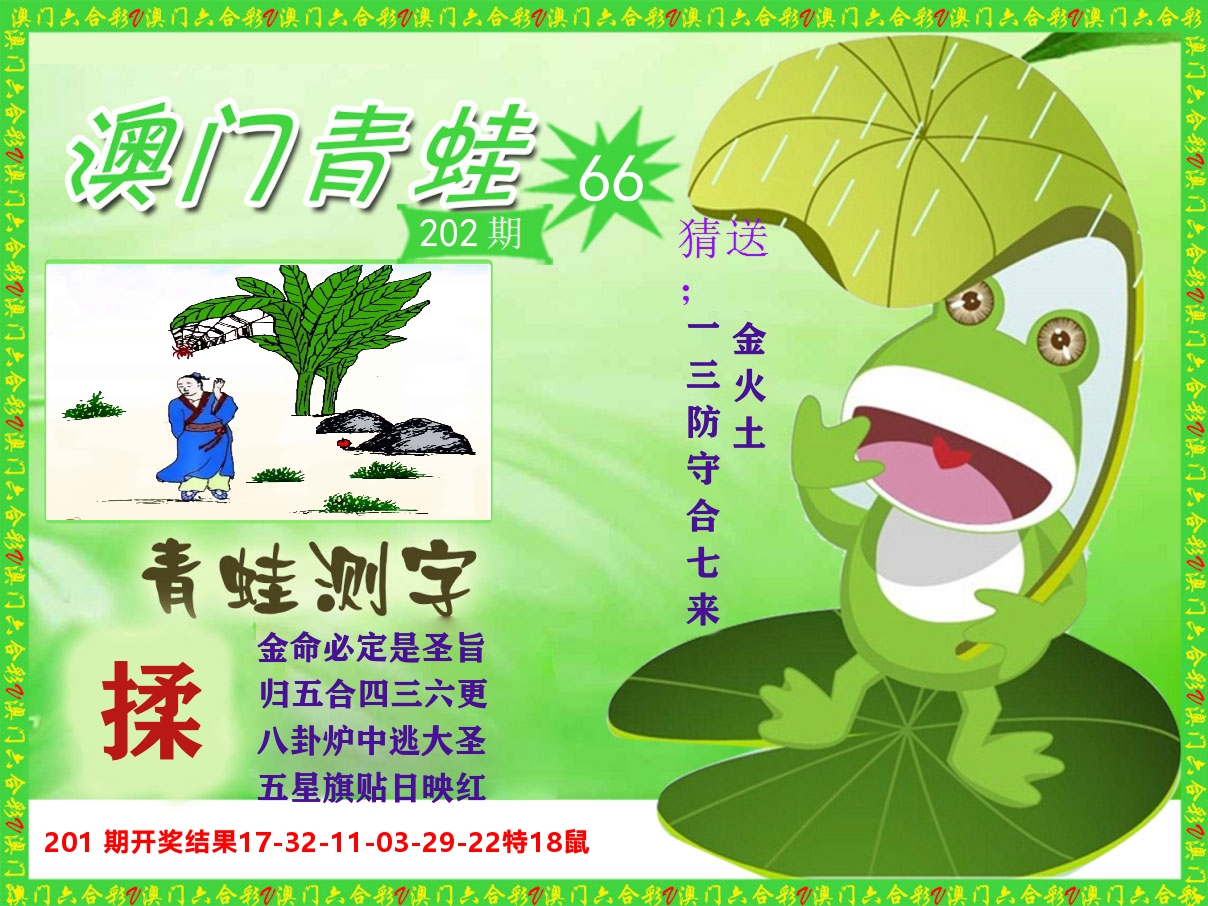 青蛙系列66 第202期