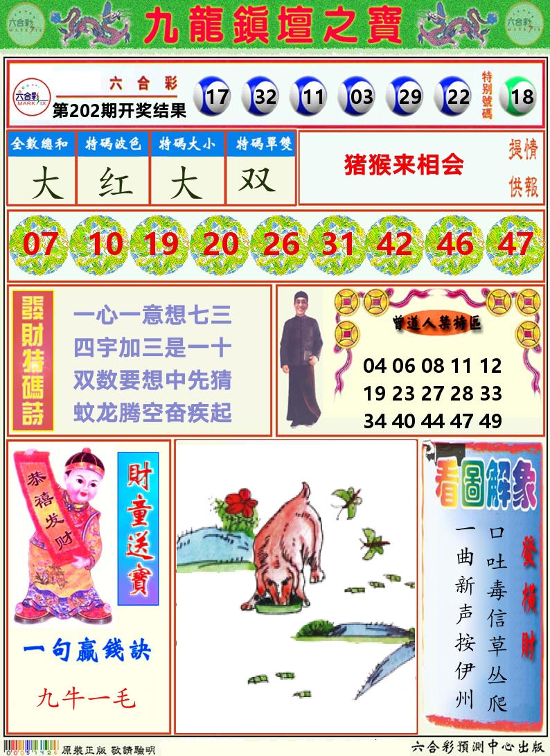 挂牌解特码A 第202期