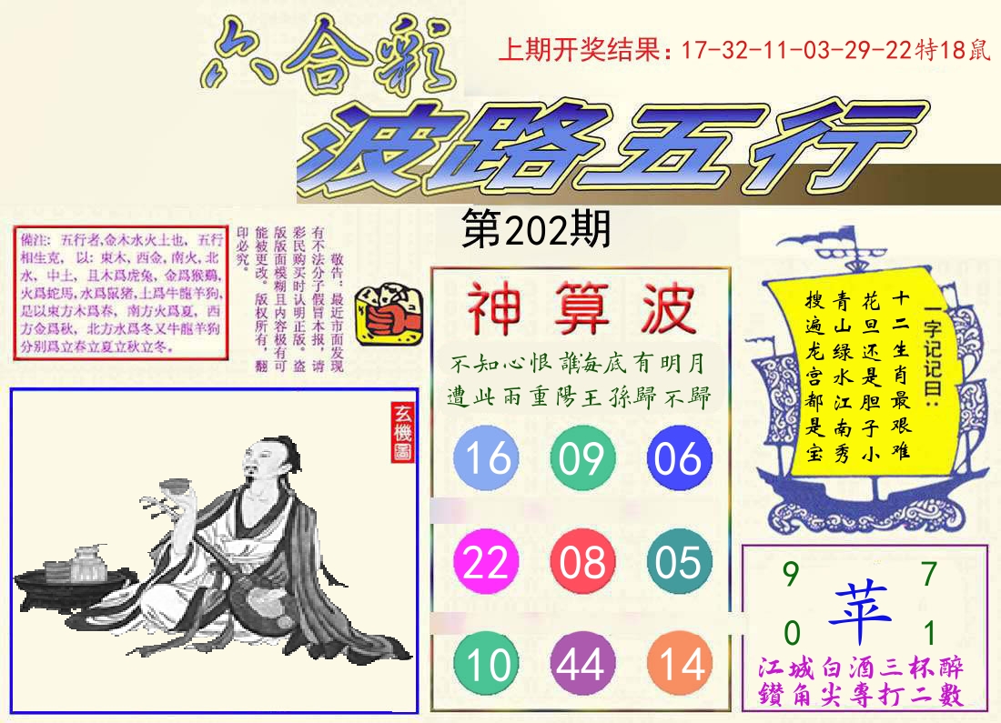 波路五行 第202期