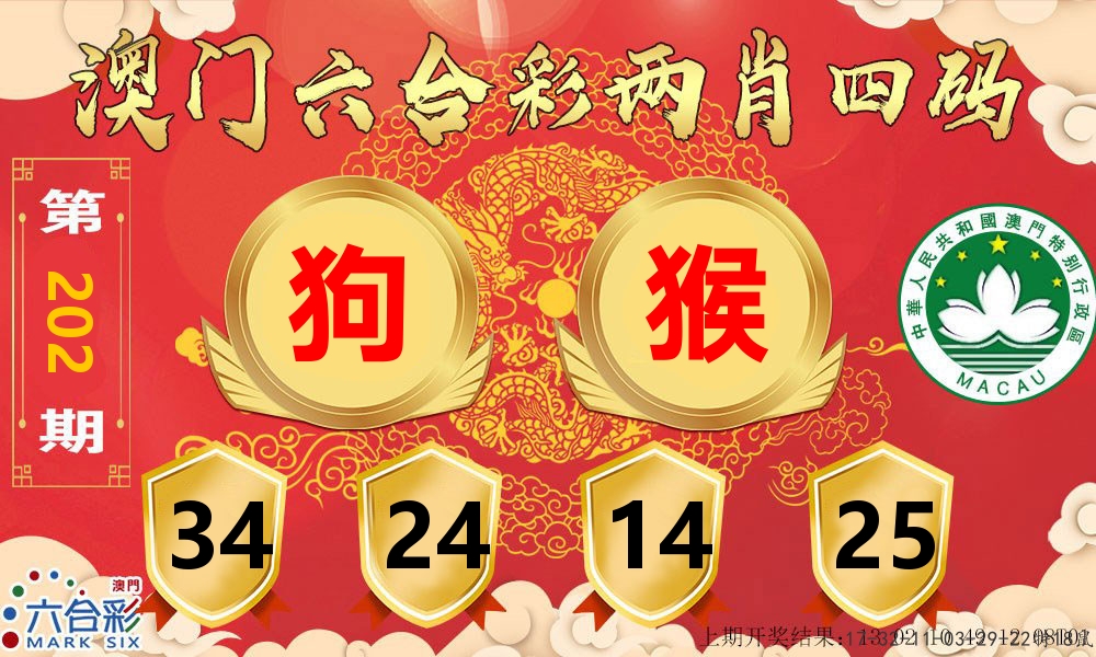 澳门两肖四码 第202期