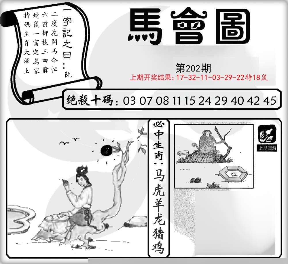 马会图 第202期
