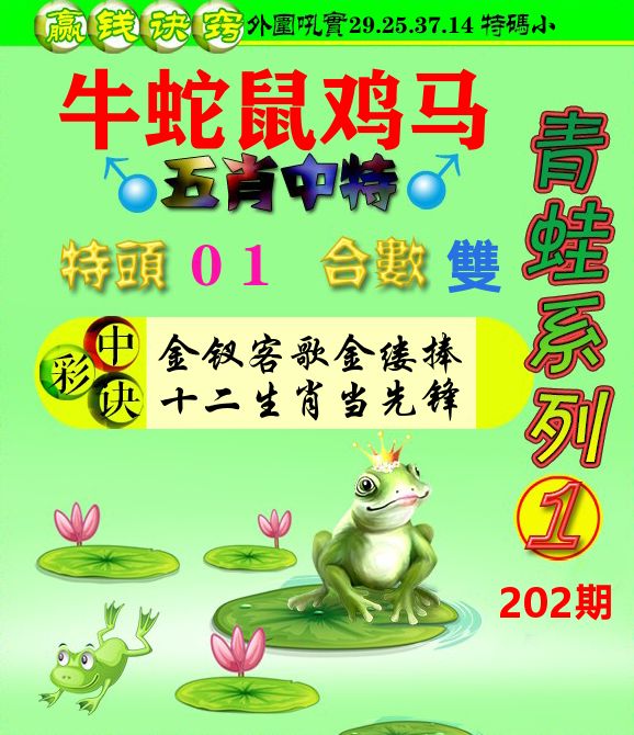 青蛙彩图 第202期